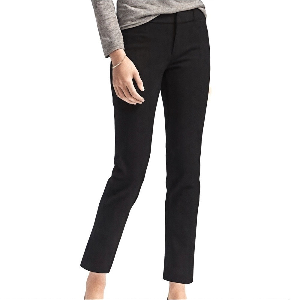 Banana Republic Factory Sloan Pant Sz 6 Stretch Career Professional Black